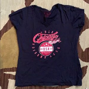USA 1989 D1 Division V-neck T-shirt